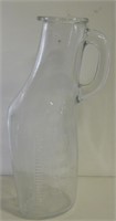 Vintage Glass Urinal - 11" Long