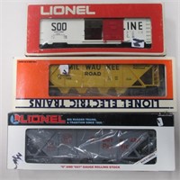 3 Lionel Electric Trains O and 027 Gauge