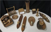 Lot Of Miscellaneous Wood Items