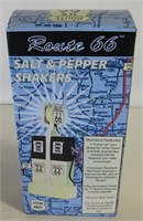 Route 66 Salt & Pepper Shakers NIB