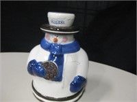 Oreo Snowman Cookie Jar 12" In Height