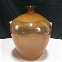 Murano Hand Blown Glass Vase 12" Tall