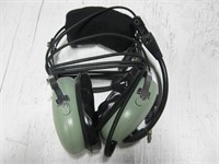 David Clark Headset With Microphone & Cords