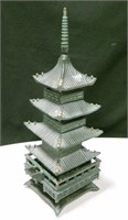 13" Tall Cast Iron Japanese Pagoda