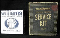 Vintage Williams Soap & Remington Service Kit