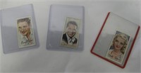 3 - 1938 Movie Star Tobacco Cards