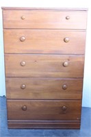 5-Drawer Wood Chest of Drawers
