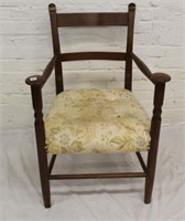 Antique Arm Chair w/ mushrooms