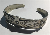 Sterling Silver Eagle Cuff Bracelet