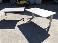 2 COMMERCIAL WORK TABLES