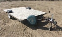 Trailer, Approx 7FTx11FT, 2" Ball w/Hand Winch