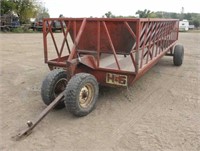 Live Stock Feeder Wagon, Pin Hitch, 14" Tires