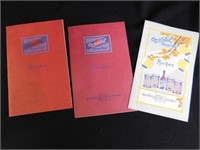 Oriental Show Yu recipe booklets, 2 marked