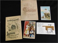Trade cards - Lion coffee/Woolson spice - Kerr's