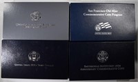 4-Silver Commemorative Sets