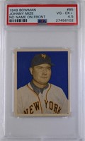 1949 BOWMAN #85 JOHNNY MIZE NOF PSA 4.5