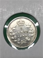 1896  (a.u.) Canadian Silver $.05