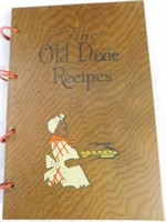 Cookbook w/wooden cover, Mammy & "Fine Old Dixie