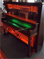 Custom Piano Bar With Light Effects