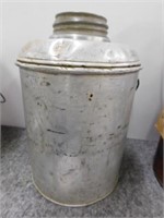 Canning jar inside thermos jug
