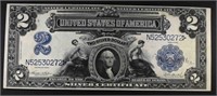 1899 $2 SILVER CERTIFICATE CH.XF/AU