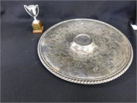 Silver plated tray - trophy