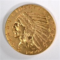 1909-S $5.00 GOLD INDIAN HEAD