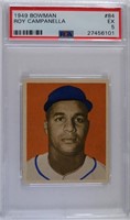 1949 BOWMAN #84 ROY CAMPANELLA PSA 5