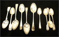 Georgian & Victorian spoons, 251g