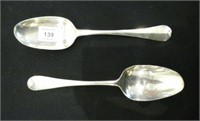George II tablespoon with another, 95g