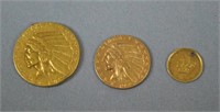 (3) AMERICAN GOLD COINS