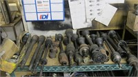 Quantity Of Used Axles On Top Of Bench