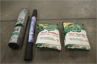Full & Partial Landscaping Cloth, & (2) Bags Of