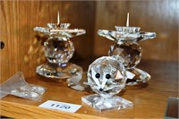 2 x Swarovski crystal items,