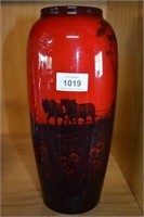 Royal Doulton Flambe vase,