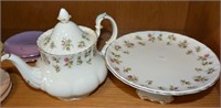 2 items; Royal Albert 'Winsome' large teapot and