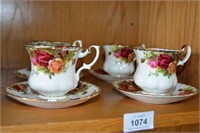Royal Albert, 'Old Country Roses', set of 4 coffee