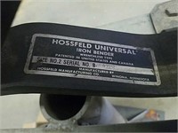 Hossfeld universal iron bender