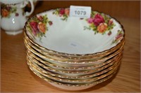 Royal Albert, 'Old Country Roses', set of 8 cereal