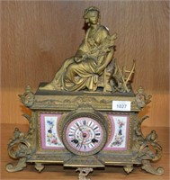 19th C, French mantel clock,
