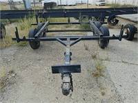 Trailer frame with axles