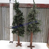 Pair of Christmas Trees