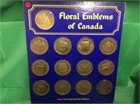 Coat Of Arms Canada 10 Coin Set Issued By Shell