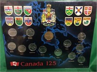 1992 Canada 125 13 Coin Set, Sealed