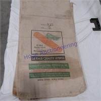 5 dekalb cloth sacks