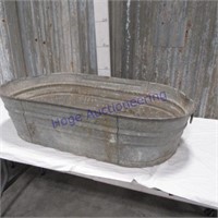 Oval Galvanized washtub