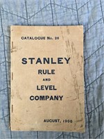 1900 Stanley Rule and Level Company Catalogue No.