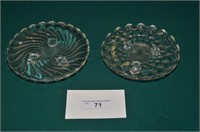PAIR OF FOSTORIA FOOTED SERVING DISHES