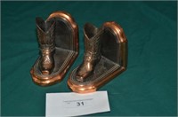 PAIR OF VINTAGE COWBOY BOOT BOOKENDS