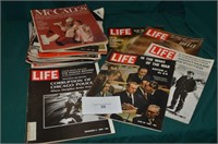 ANOTHER STACK OF 18 LIFE MAGAZINES 1960's